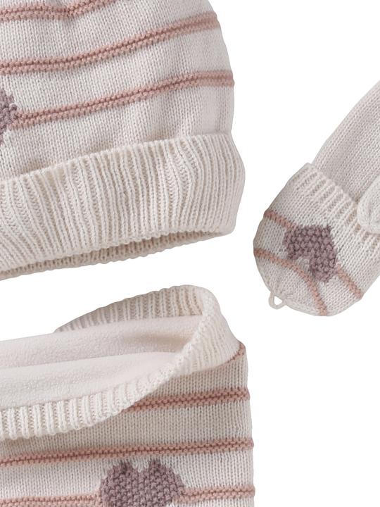 Produktbild Vertbaudet Mädchen-Set: Mütze, Rundschal & Handschuhe