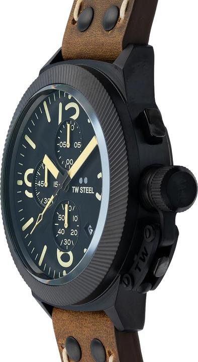 Immagine prodotto TW-Steel CS107 Orologio da uomo con cronografo Canteen 45mm 10ATM (Cronografo, 45 mm)