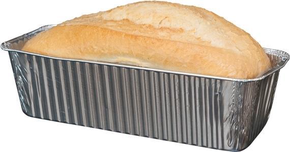 Actual product image Abena Aluminium tray 1100ml with rolled rim 85 pieces/pack - (85 pcs.)