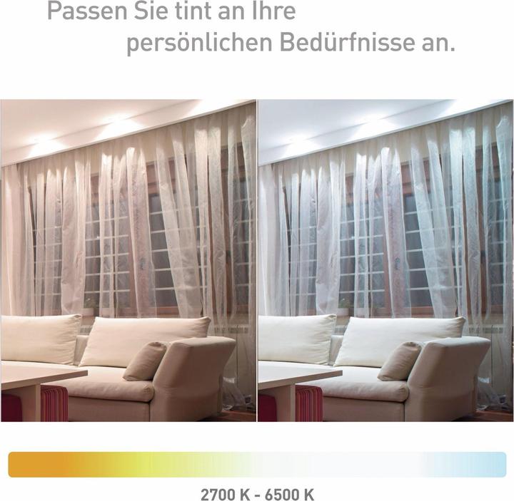 Produktbild Müller Licht GU0 LED Warm bis Kalt Reflektor (GU10, 5.40 W, 350 lm, 1 x, F)