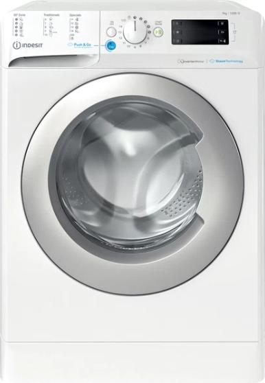 Actual product image Indesit BWSE 71295X WSV EU Washing machine, Front Loading, Energy Class B, Capacity 7 kg, White (7 kg, Left, EU plug)