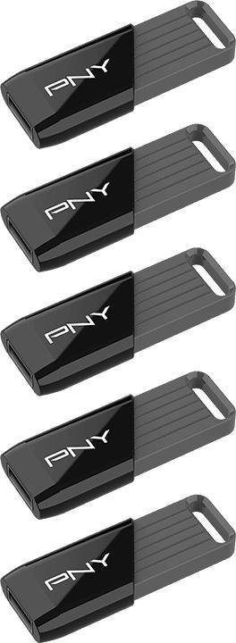 Produktbild PNY ATTACH X USB 3.2 64GB PACK X5 (64 GB, USB-A)