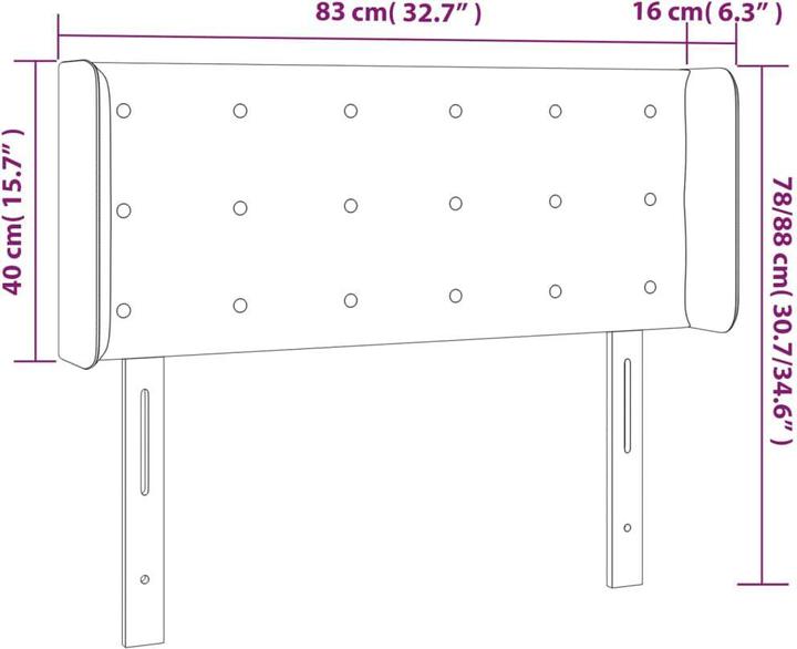 Produktbild VidaXL Gianna (83 x 16 x 88 cm)