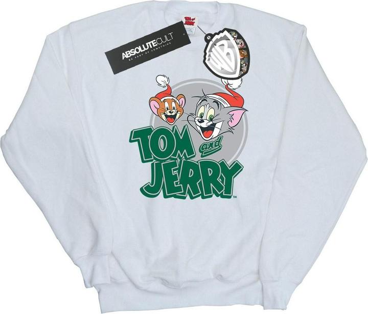 Actual product image Tom & Jerry Mens Christmas Greetings Sweatshirt (XL)