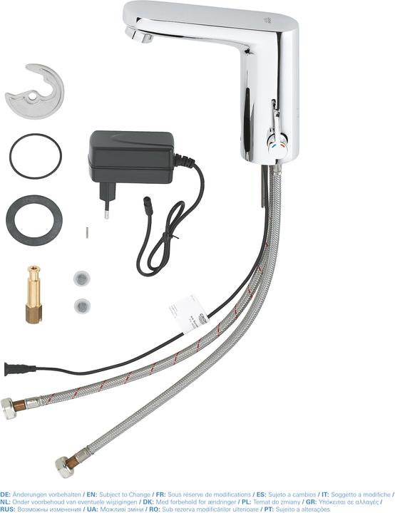 Immagine prodotto Grohe Rubinetto per lavabo a infrarossi Eurosmart CE con controllo della temperatura, alimentazione di