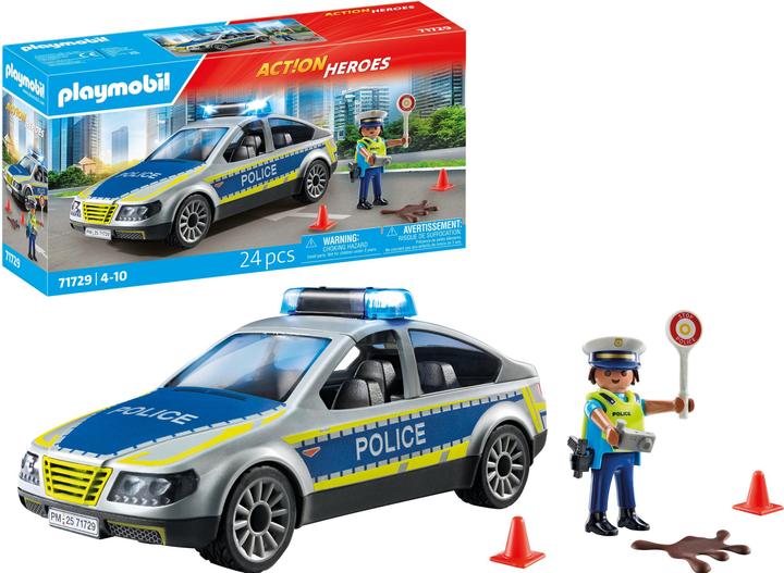 Actual product image Playmobil Police patrol car (71729, Playmobil Action Heroes)