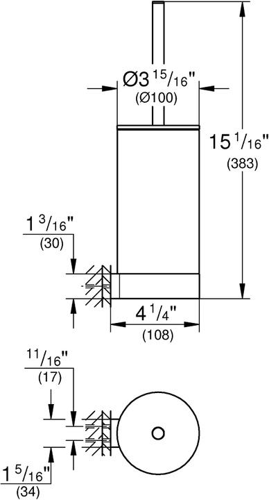 Produktbild Grohe Selection Toilettenbürstengarnitur