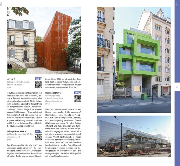 Actual product image Architekturführer Paris (German, Jean-Philippe Hugron, 2024)