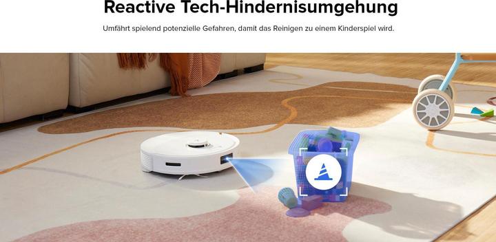 Actual product image Roborock Q8 Max (Vacuum mopping robot)