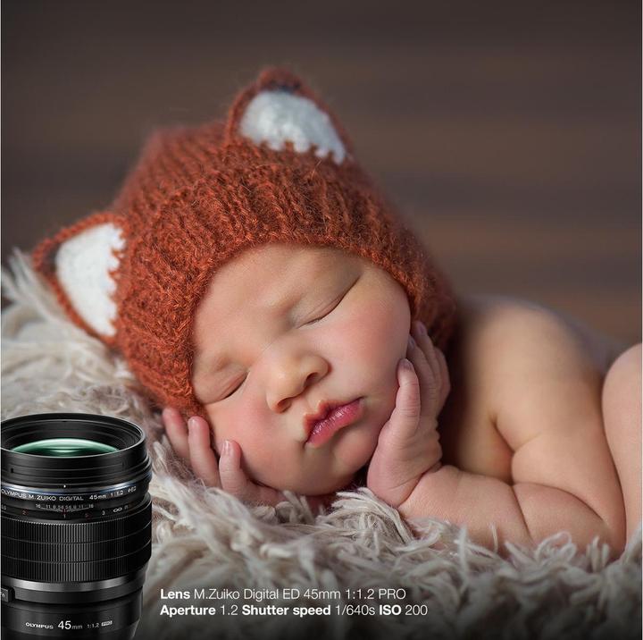 Produktbild Olympus ED 45mm f/1.2 PRO (Micro Four Thirds, Micro Four Thirds)
