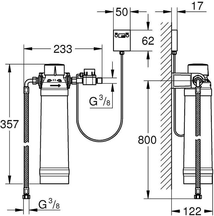 Immagine prodotto Grohe Filtro rosso con testa del filtro