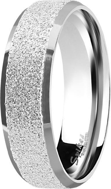 Produktbild Star Piercing Ring silber poliert und mittig gesprenkelt (Chirurgenstahl 316L, ohne Messing)