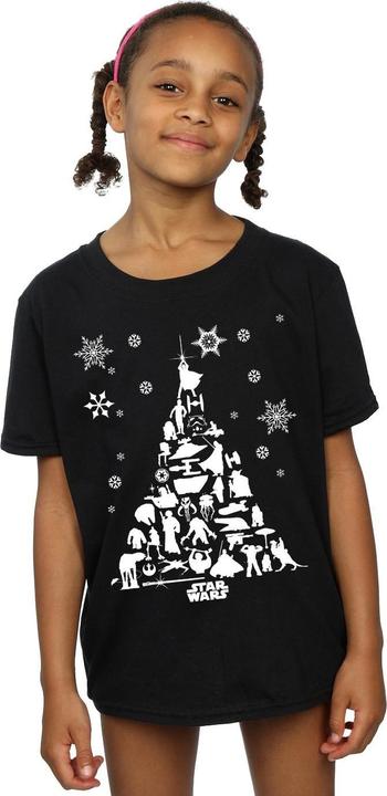 Immagine prodotto Star Wars Christmas Tree Maglietta Ragazze (152, 158)
