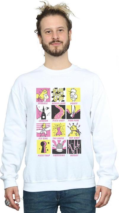 Immagine prodotto Disney Tinkerbell Squares Felpa Uomo (L)