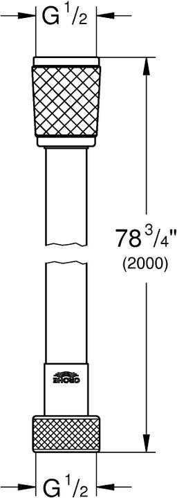 Immagine prodotto Grohe VitalioFlex Comfort (200 cm)