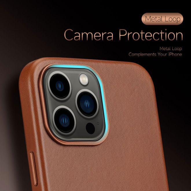 Actual product image Dux Ducis Naples Series Genuine Leather Case (Apple iPhone 13 Pro Max)