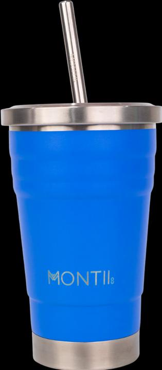 Immagine prodotto MontiiCo Mini Smoothie Cup isolata - tazza con cannuccia, mirtillo (0.28 l)