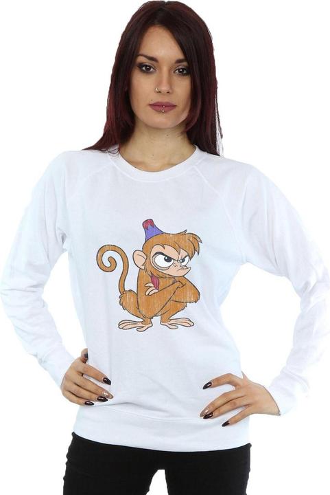 Actual product image Disney Womens/Ladies Aladdin Classic Angry Abu Sweatshirt (S)