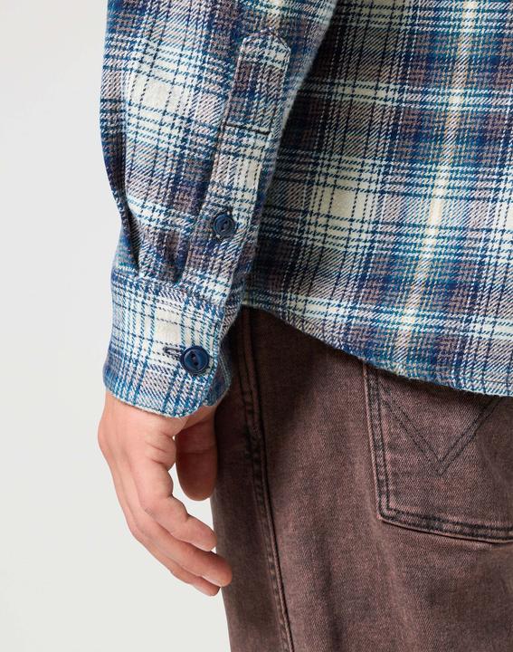 Actual product image Wrangler Long sleeve shirt Two Pocket Shirt (S)