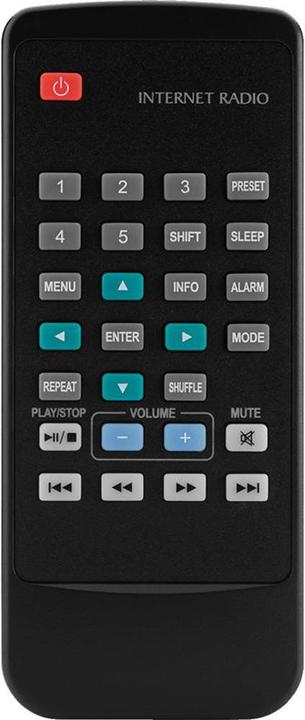 Produktbild Monacor Internetradio, FM-RDS- und DAB+-Tuner, MP3-Spieler und Bluetooth (Internetradio)