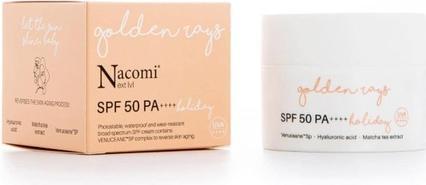 Produktbild Nacomi Next Level SPF50 PA moisturizing waterproof face cream Holiday 50ml (Sonnencreme Gesicht, SPF 50, 50 ml)