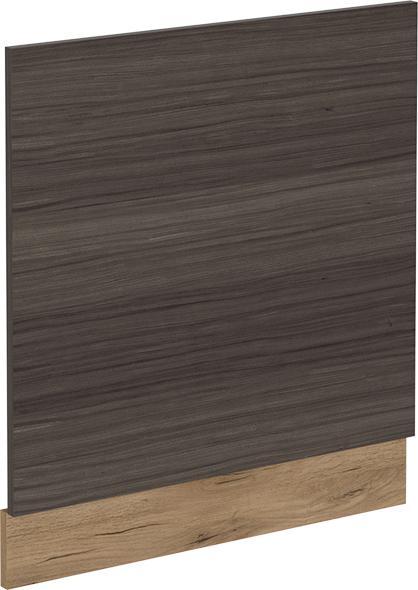 Vicco Geschirrspülblende R-Line, Edelgrau/Goldkraft Eiche, 60 cm ohne Arbeitsplatte
