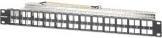 Actual product image Intellinet 48-port patch panel, shielded and unequipped, 1 U