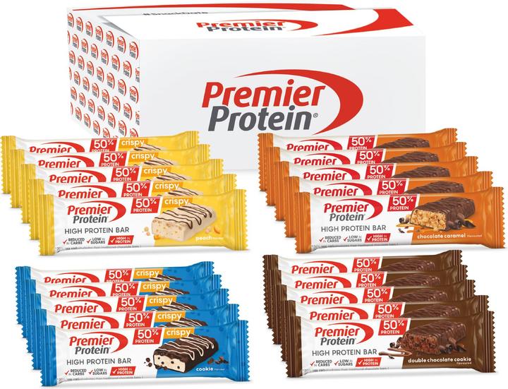 Produktbild Premier Protein High Protein Bar 50% Multiflavourbox (20 Stk., 800 g)