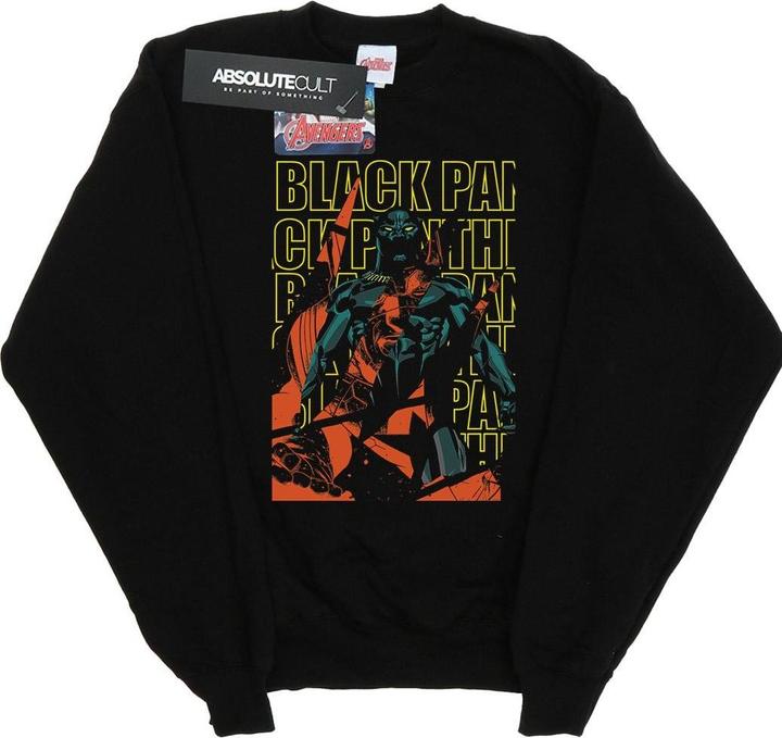 Avengers Black Panther Collage Sweatshirt Jungen