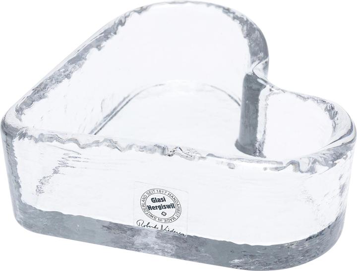 Glasi Hergiswil Dekoschale Herz, 10.7 cm (9.50 cm, 1 x)