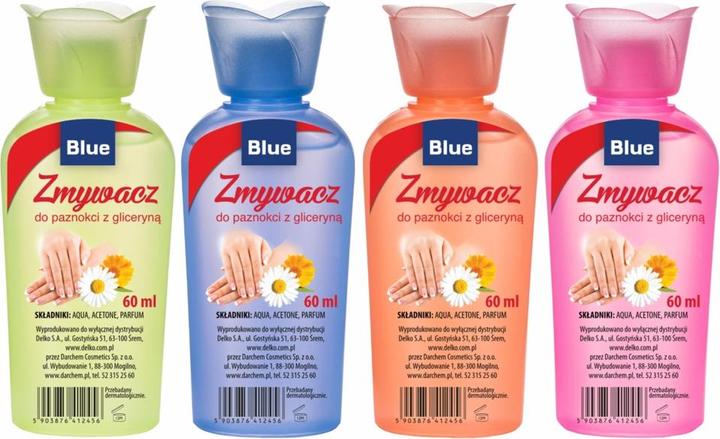 Blue Nagellackentferner, Blume, 60 ml (Treffer)