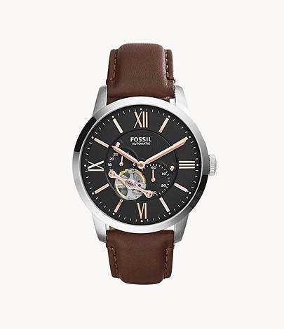 Actual product image Fossil Townsman (Analogue wristwatch, Chronograph, Skeleton watch, 44 mm)