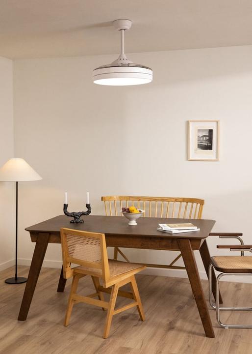 Image du produit Create - WIND CLEAR - Ventilateur plafonnier silencieux 40W 107 cm - Wit - Met licht (50 dB)