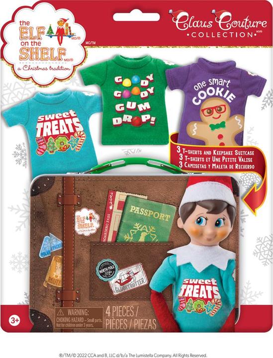 Produktbild Elf on the Shelf The ® Outfit - Candy T-Shirt 3er Set
