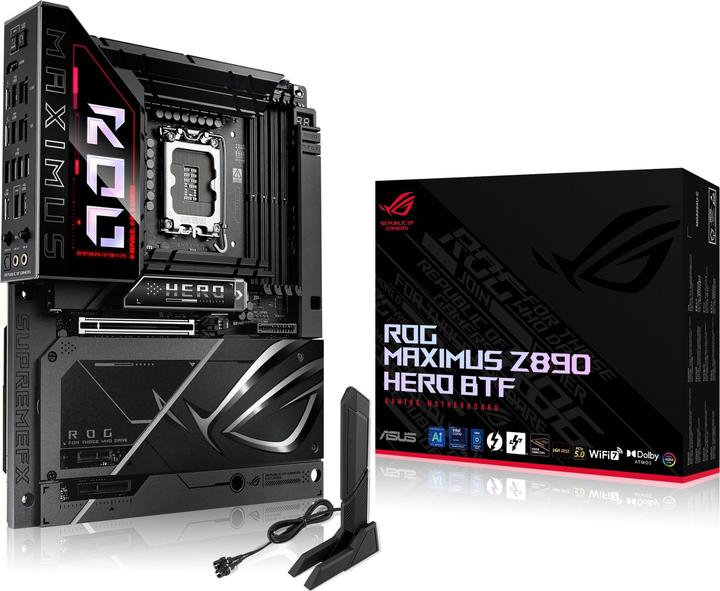 Immagine prodotto ASUS Rog Maximus Z890 Hero Btf (LGA 1851, Intel Z890, ATX)