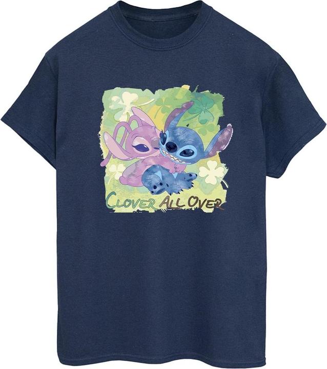 Immagine prodotto Disney Lilo And Stitch St Patrick's Day Clover Maglietta Ampia Donna (3XL)