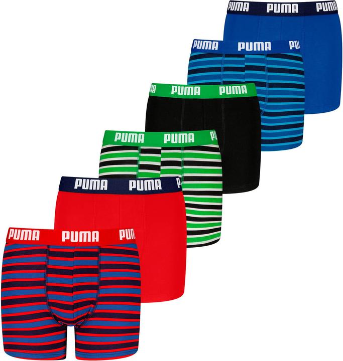 Produktbild Puma Everyday Striped Boxers ECOM 6P (158, 6er Pack)