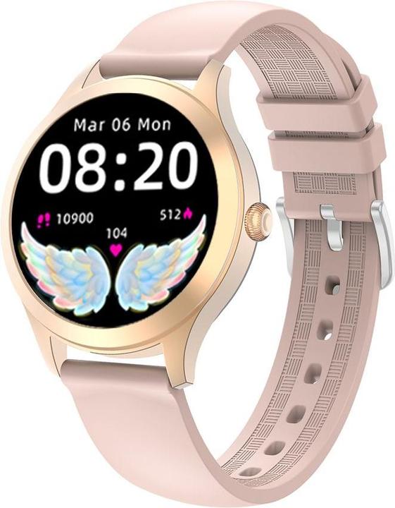 Gino Rossi Damen-SMARTWATCH G.Rossi SW014G-3 Roségold, Silikonarmband
