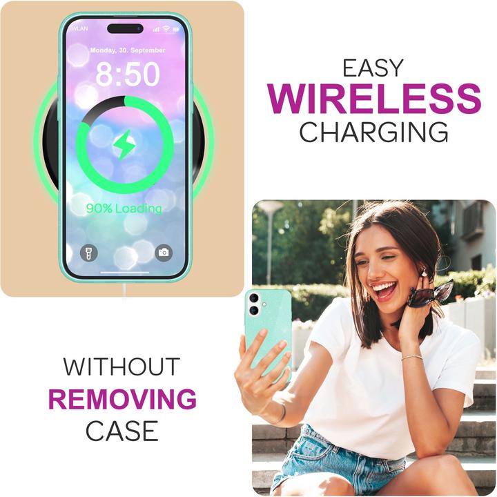 Image du produit Nalia Étui hybride pailleté (Apple iPhone 16)