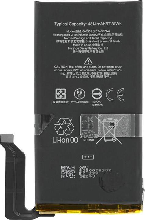 Google Batterij GMSB3 4524 mAh voor Pixel 6 G730-05942-01