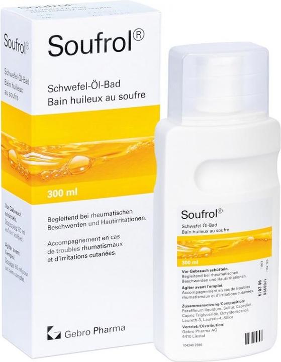 Immagine prodotto Soufrol Bagno di olio di zolfo (300 ml, Oli da bagno)