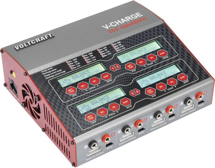 Produktbild Voltcraft Multifunktionsladegerät V-Charge 240 Quadro