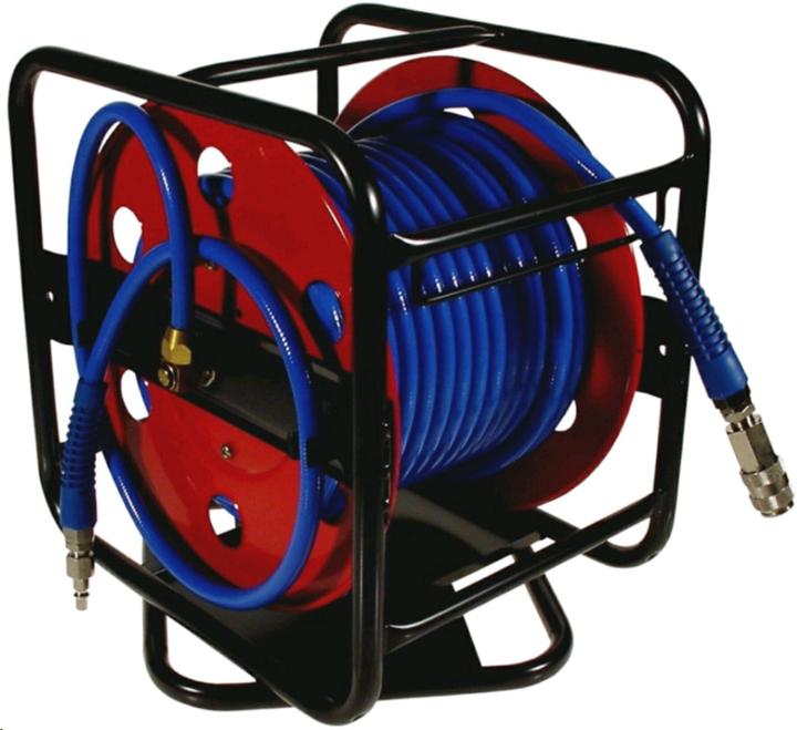 Prebena Hose reel compressed air rotatable30 m, 8x12 mm with PUR hose