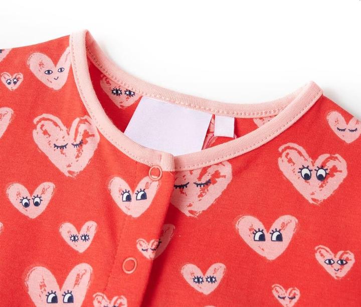 Produktbild VidaXL Kinder-Spielanzug Rot 128,Material: 95 % Baumwolle. 5 (128)