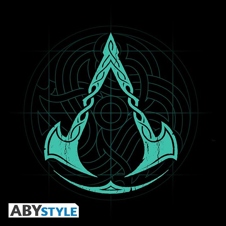 Produktbild ABYstyle ASSASSINS CREED - Tshirt - Valhalla Crest - man SS black - new fit (M)