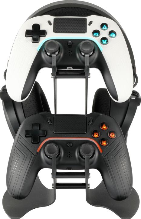 Produktbild Deltaco Gaming Dual Controller- & Headsetständer (Xbox 360, PS4 Pro, Xbox Series S, Mac, PS4, Android, iOS, PS3, Switch, PS5, Xbox One S, PC, Switch Lite, Switch OLED, Xbox Series X)