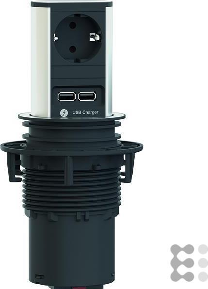 Actual product image Bachmann Sockets (2 x, CEE 7/3, 2 m)