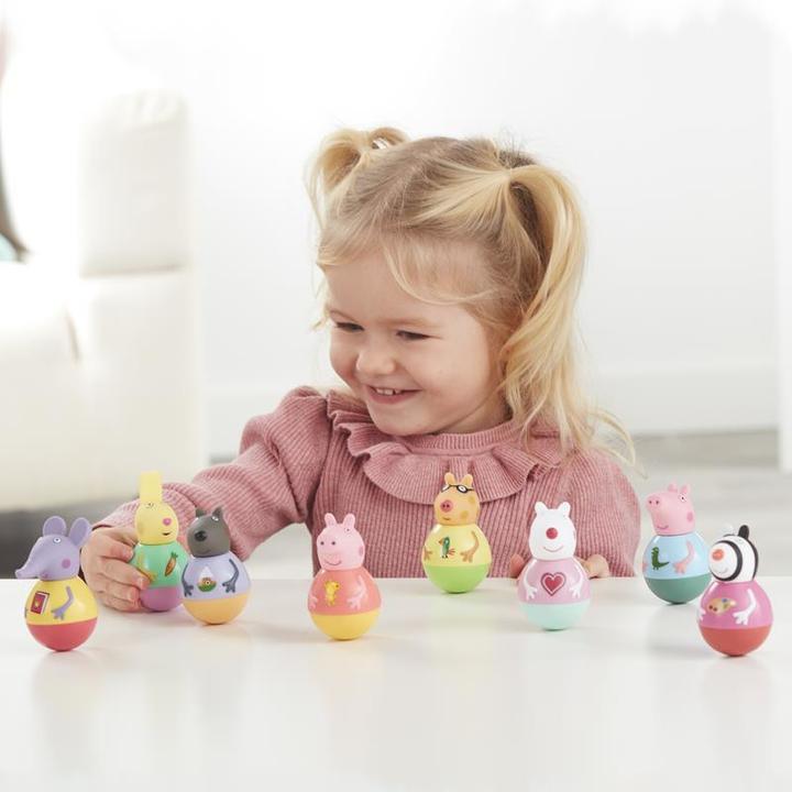 Actual product image Magni Peppa Pig Weebles Figures, Chunky Moulded Figures, First Toy, Preschool Imaginative Play