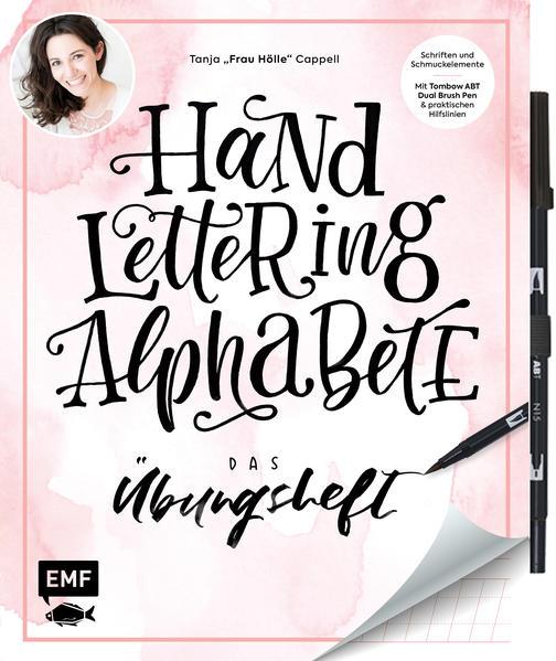 Immagine prodotto Handlettering Alphabete Das Übungsheft mit Stift (Tedesco, Cappella Tanja, 2018)