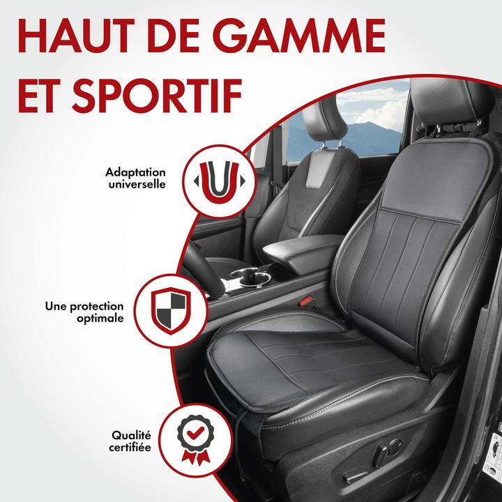 Produktbild Walser PKW Sitzauflage Lewis, Auto-Sitzaufleger schwarz